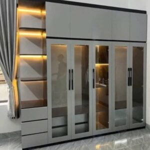 Tủ Quần Áo Nhựa Cánh Kính